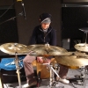 Sarah in cymbal heaven!