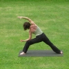 Susan morning yoga on Maui